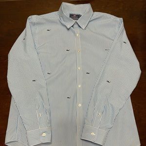 Vineyard Vines Seersucker Long Sleeve Button Down